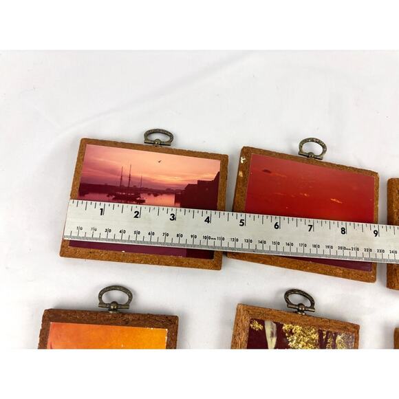 Lot of 6 Paula's Impressions Wall Hanging Plaque Wood Print Paper Vintage 1970s - Picture 10 of 14